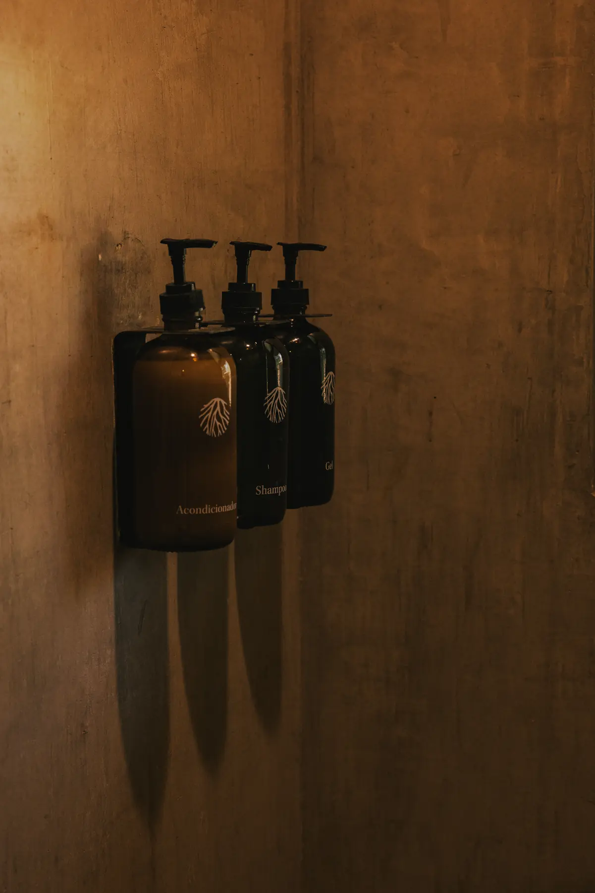 Amenidades de baño en el Bungalow Deluxe