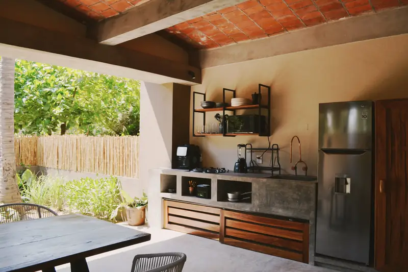 Cocina exterior equipada del Estudio Deluxe