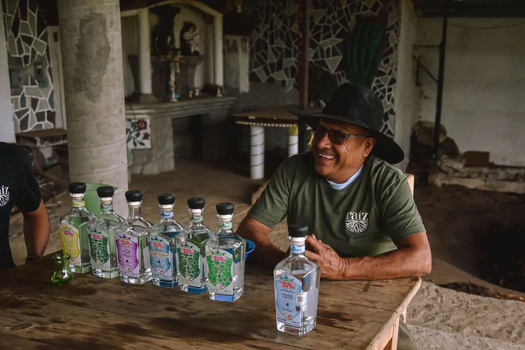 Cata de mezcales artesanales de Oaxaca